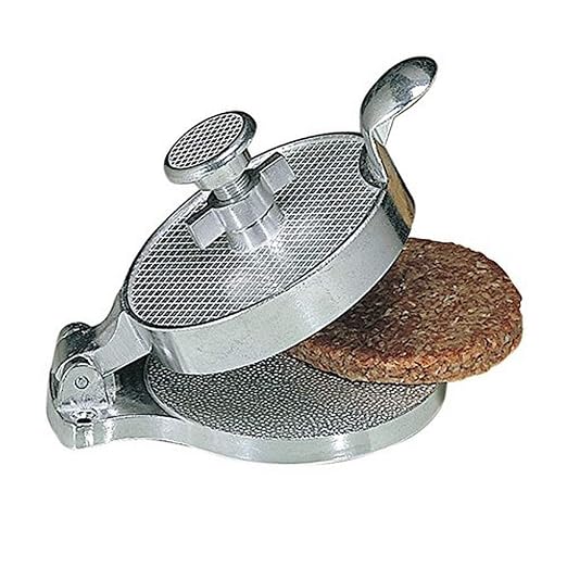 American Metalcraft AHM485 Adjustable Aluminum Hamburger Mold, 4.5" Diameter, Silver