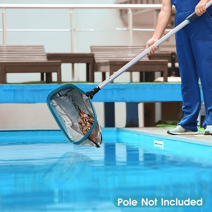 POOLWHALE Pool Skimmer Net with 12ft Pool Pole