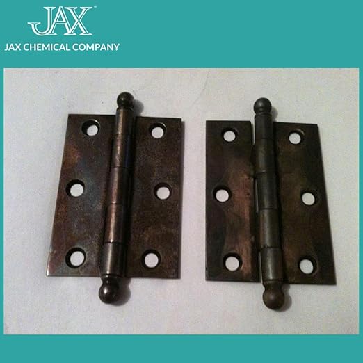 JAX Brown Darkener - Metal Finishing Solution - Antique Finish without Heat or Electricity - Pint