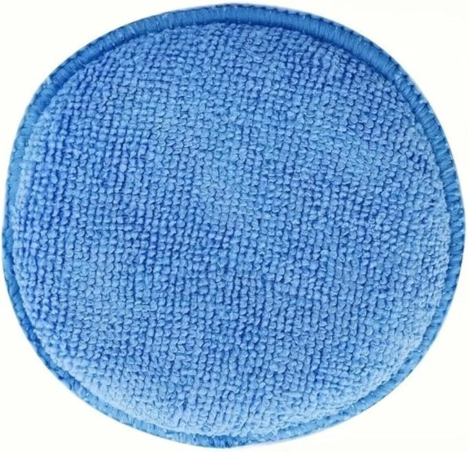1 PC Microfiber Wax Applicator Pads, Buffing & Detail Polishing Foam Pads for Car Cleaning Fine Polishing