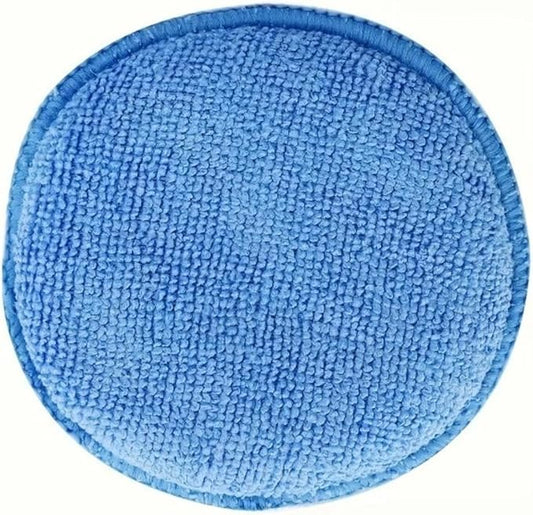 1 PC Microfiber Wax Applicator Pads, Buffing & Detail Polishing Foam Pads for Car Cleaning Fine Polishing