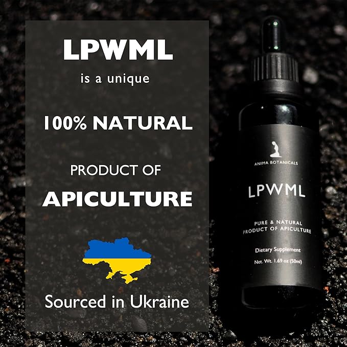 LPWML Bee Ognevka Life Product of Wax Moth Larvae All-Natural Tincture for Immune and Respiratory Health | Liquid Bontanical Extract 1.69 oz