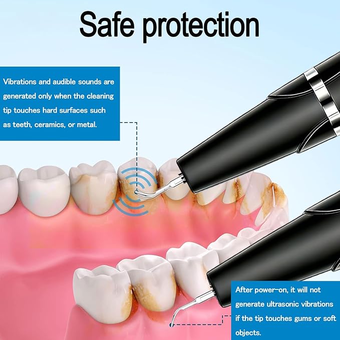 Sonic Electric Toothbrush, Dental Cleaner with LED Light, 5 Modes Teeth Cleaning Tool, 3 Replaceable Heads for Home & Travel, IPX6 Waterproof