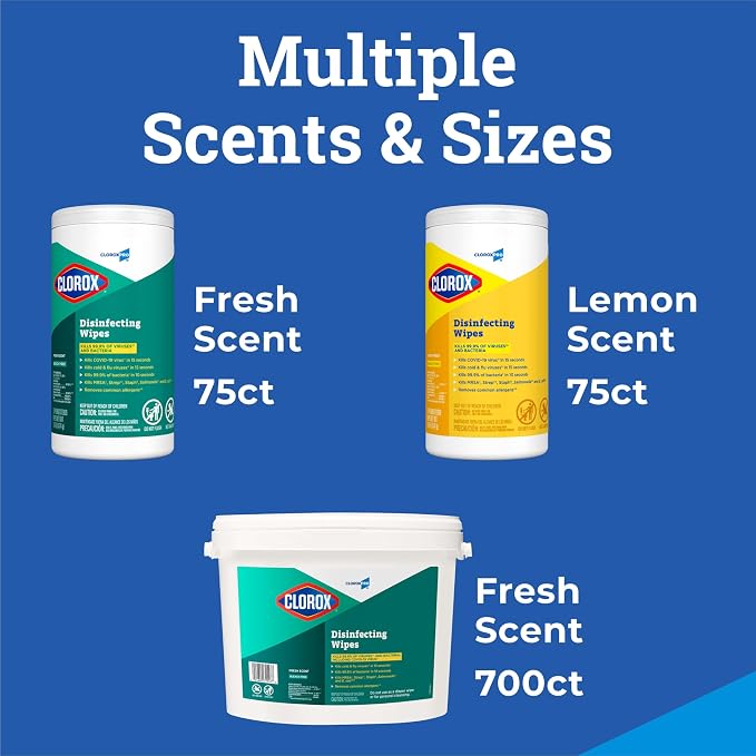 CloroxPro Clorox Disinfecting Wipes, Fresh Scent, 700 Count