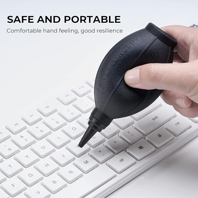 K&F Concept 24mm Full Frame Sensor Cleaning Swab*20+Air Blower Compatible with Nikon Sony Canon DSLR Camera Sensor