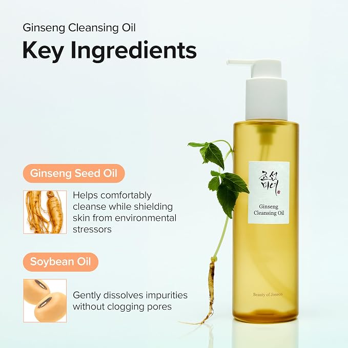 Beauty of Joseon Double Cleansing Duo With Glass Skin Moisturizer Gift | Daily Korean Skincare Face Cleansers for All Skin Types, Gentle Gel Cleanser and Lightweight Cleansing Oil 210 ml, 100 ml