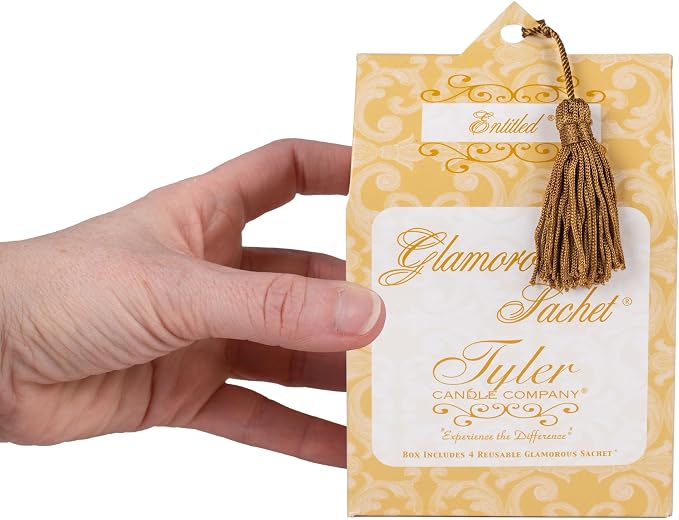 Elanze Designs Tyler Candle Entitled Mixer Melts - 22 Ounce Glass Jar Candle - Laundry Scented Sachet Bundle; Set of 3