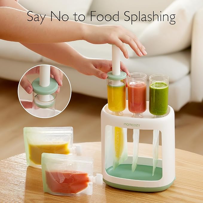 Momcozy Bottle Brush Set+Momcozy Squeeze Station