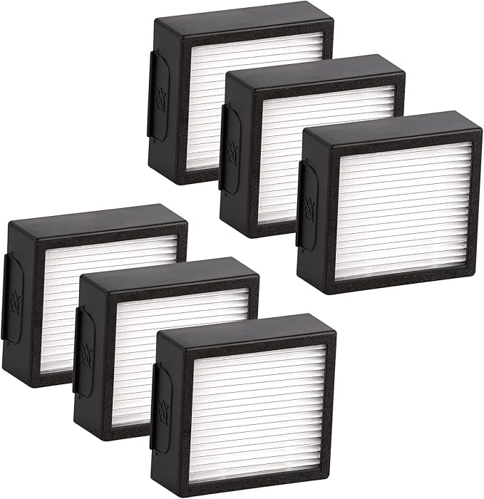 (6 Pack) Combo 10 Max Replacement HEPA Filter for iRobot Roomba Combo j7+ plus, Combo j9+, Combo 10 Max Robot Vacuum HEPA Filters Accessories 【NOT FOR Roomba j7+/ Roomba j9+, Combo i5+/ j5+】
