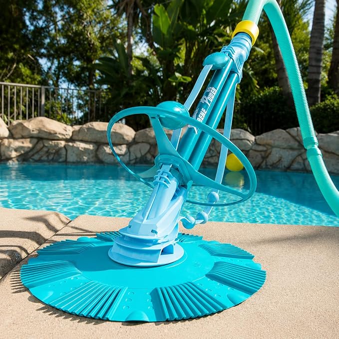 XtremepowerUS Pool Vacuum Cleaner for Above Ground & In-Ground Swimming Pools, Cleaning System, Heavy-Duty Pool Maintenance Equipment (Suction Vacuum)