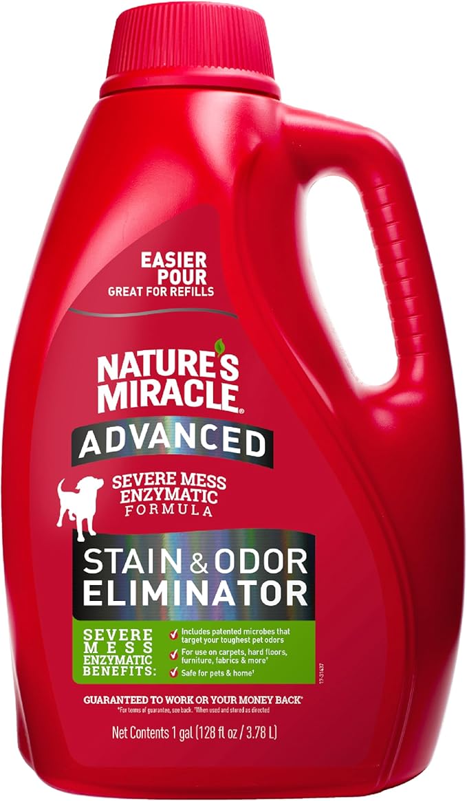 Nature's Miracle 1gal Severe Mess Enzymatic Dog Stain & Odor Eliminator and 32oz Laundry Boost Pet Stain & Odor Remover