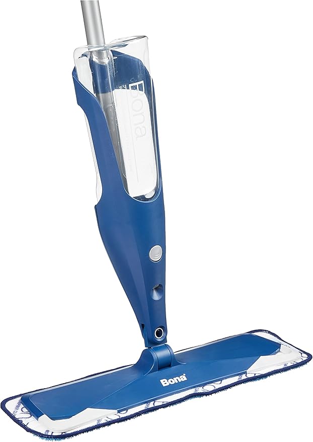 Bona Hardwood Floor Premium Spray Mop + Microfiber Cleaning Pad Bundle for Wood Floors