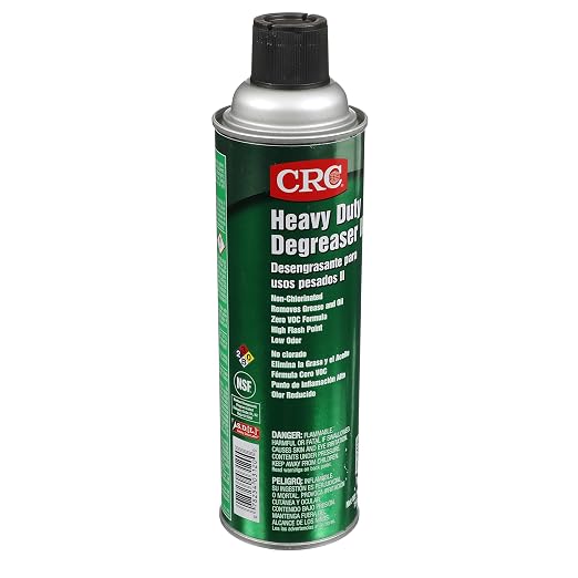 CRC 3120 Heavy Duty Degreaser II, 15 oz Aerosol Can, Clear/White