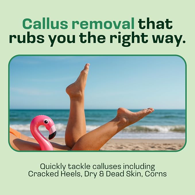 Electric Sole Buffer Foot Callus Remover - FSA Eligible HSA Rechargeable Electric Foot File - Professional Pedicure Tool - Smooth Cracked Heels & Calloused Feet - Ultimate Self-Care Tool