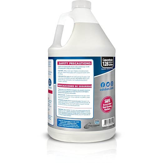 OdoBan 2-Pack 1 Gallon Professional Disinfectant and Odor Eliminator Concentrate with 1 Gallon Pet Neutral pH Floor Cleaner Concentrate and 32 Ounce Pet Oxy Stain Remover