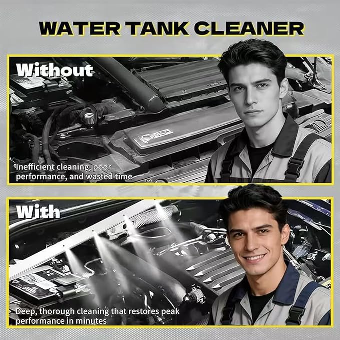 2-Piece Set - 4500 PSI 39" & 24" Radiator Cleaning Wand Water/Air Radiator cleaner & Tips for Cars, Trucks, Heavy Equipment (39″ and 24″)