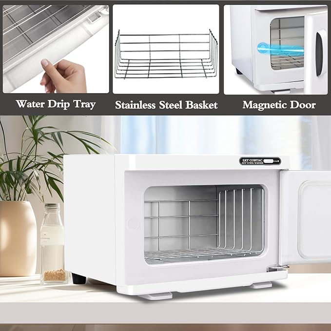 Hot Towel Warmer,8L Towel Warmer Cabinet Medium Capacity Esthetician Warmer Heater for Facial Spa, Beauty Salon or Personal Home Use
