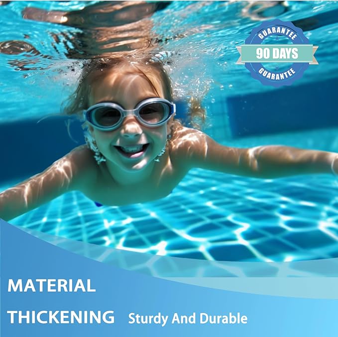Floating Pool Skimmer for Above Ground Pools, Tri-Float Skimmer with Removable Basket - Easy Install Above Ground Pool Accessories, Universal Pool Cleaning Accesorios para Piscina