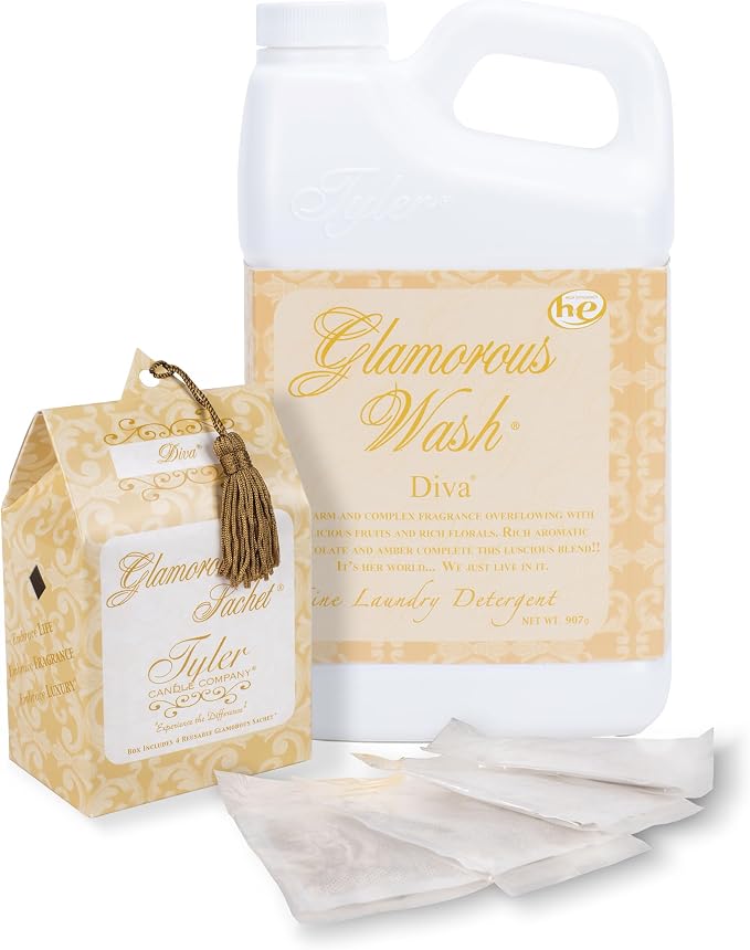 Tyler Glamorous Wash, Diva, (64 Fl Oz (w/Sachets))