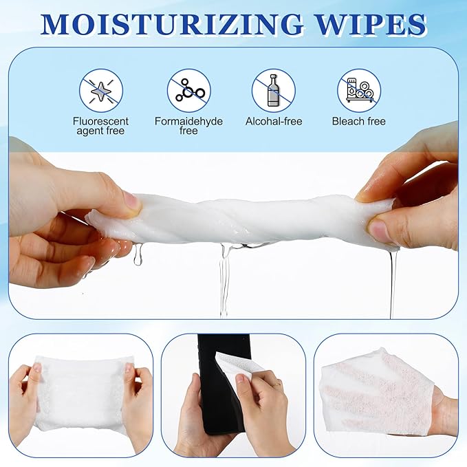 Threlaco 4 Pack 240 Count Electronic Wipes Screen Cleaner Wipes for Computer Laptop Monitor Lens Phone TV Screens Keyboard Cleaning