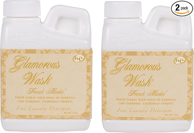 Tyler Candle Company 25071 FRENCH MARKET 4 ounce Liquid Laundry Detergent, Pack of 2