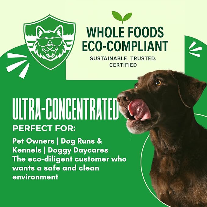 Turf Animal INDOOR Extra Strength Pet Stain & Odor Remover for Strong Odors and Stubborn Stains – Natural Enzyme Odor Eliminator for Carpet & Indoor Surfaces – Enzymatic Dog Urine Destroyer, 1 Quart