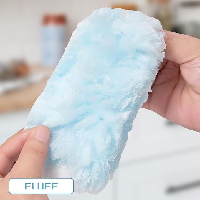 40 Count Disposable Dusters Refills Compatible with Swiffer Duster,Multi Surface 360° Heavy Duty Duster Refills for Cleaning Home,Celling Fan,Blinds,Vent&Shelves (1 Short Handle +1 Extenda Handle)
