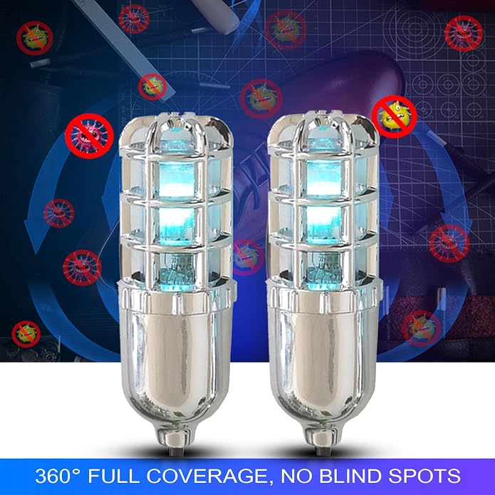 Ultraviolet Shoe Deodorizer,UV Light Sneaker Cleaner,Smart Timing UV Footwear Odor Elimination,360°Ultraviolet Bulb Design, Applicable to All Shoes and Boots 6W （Silver）