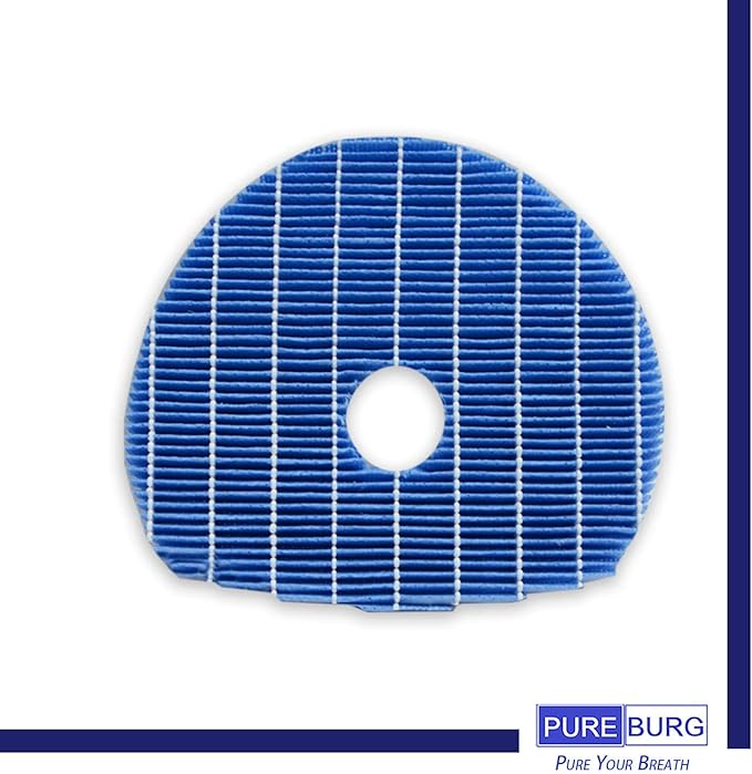 PUREBURG Replacement Filter Set Compatible with Sharp KC-850U & KC-C100U PlasmaCluster Air Purifier, H13 HEPA + Activated Carbon + Humidifier Filter