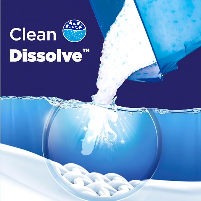 Tide Powder Laundry Detergent with Bleach, Original Scent, 89 Loads, 129 oz (Pack of 2)