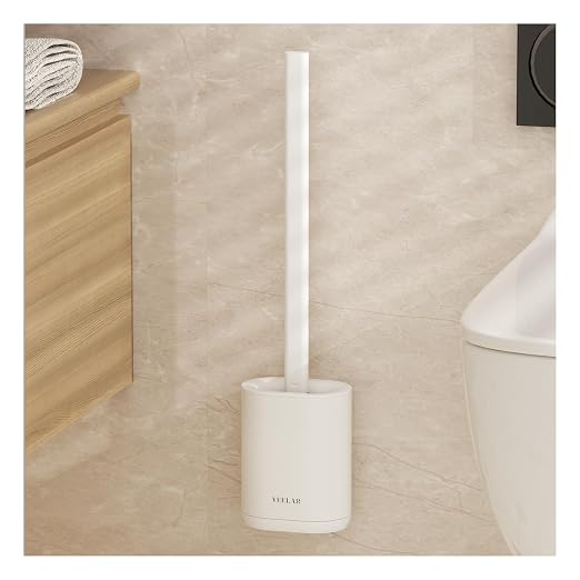 Motion Sensor Bathroom Trash Can and Toilet Brush Holder Set