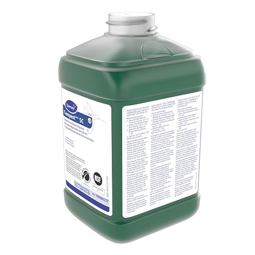 Diversey 100986237 Tempest SC Solvent Free Cleaner Degreaser, Commercial Alkaline NSF Grease & Soil Remover, J-Fill Concentrate, 2.5-Liter