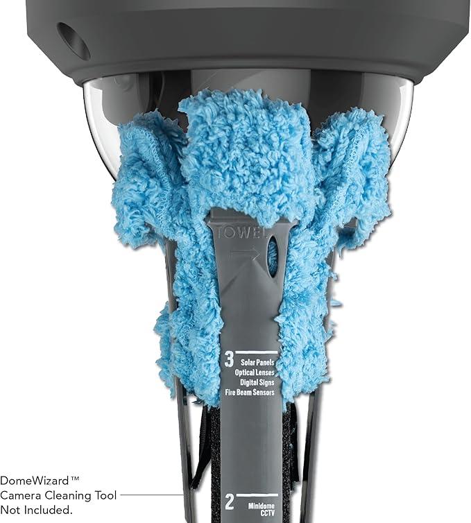 Replaceable Anti-Static Microfiber Cleaning Mitts for the DomeWizard Camera Cleaning Tool.
