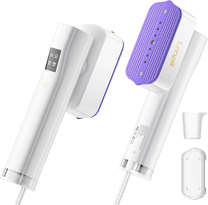 Steamer for Clothes, Handheld and Portable with 15-Second Heat-Up, 2-in-1 Steamer & Iron with Smart Touch Operation and 4 Modes, Suitable for All Fabrics, Ideal for Home & Travel