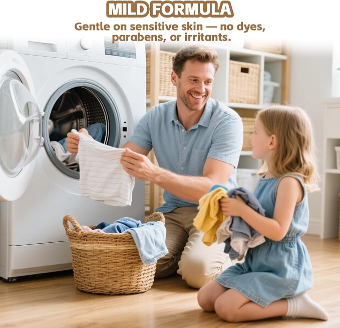 BellaLuce Laundry Detergent Sheets - Santal Scent, 400 Loads | Plastic-Free Laundry Detergent, Fast-Dissolving, Hypoallergenic Formula Laundry Sheets, Space-Saving for Home, Dorms & Travel
