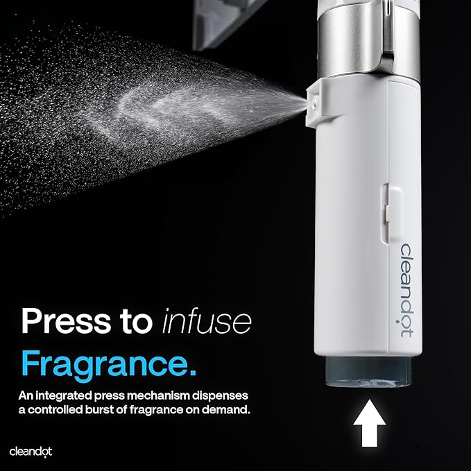 Bidet Attachment for Toilet — Scented Bidet with Fragrance Spray Odor Eliminator, Precision Nozzle Adjustable Pressure, Non-Electric Cold Water Leak-Proof (Nordic Wood, 2)