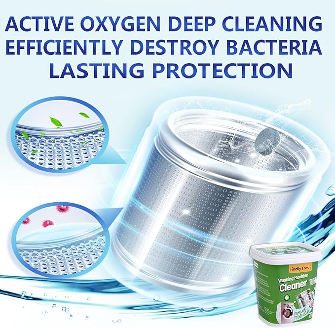 Finally Fresh Dishwasher Cleaner And Deodorizer(12 Tablets) & Finally Fresh Washing Machine Cleaner(20 Tablets)