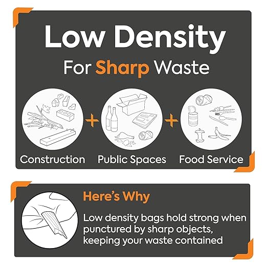 Coastwide Professional 40-45 Gallon Compostable Bag, 40" x 46", Low Density, 0.9 Mil, Green, 100 Bags/Box