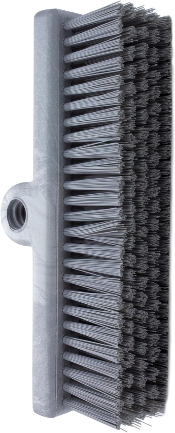 SPARTA 40423EC23 Plastic Floor Scrub Brush, Wall Brush, Equipment Brush With Nonabsorbent Bristles For Industrial Kitchens, Hospitals, Commercial Cleaning, 10 Inches, Gray