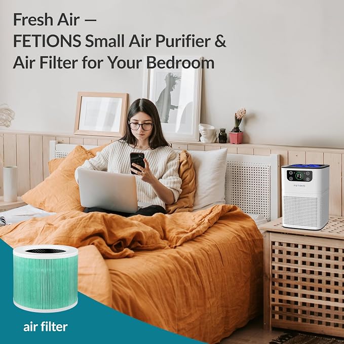 Air Purifier White + Air Purifier Black