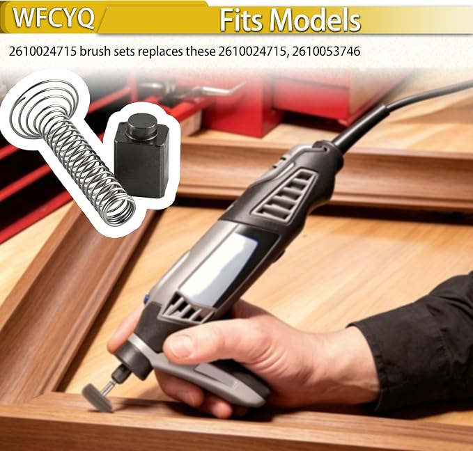 2610024715 Carbon Brush Sets Compatible with Dremel 4200 Rotary Tool (8 pcs)