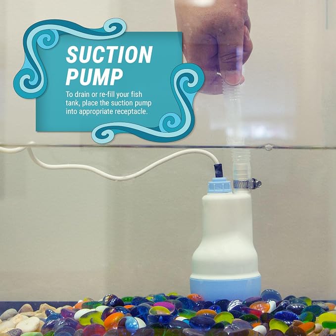 TERA PUMP Aquarium Gravel Cleaner | Electric, Automatic, Vacuum