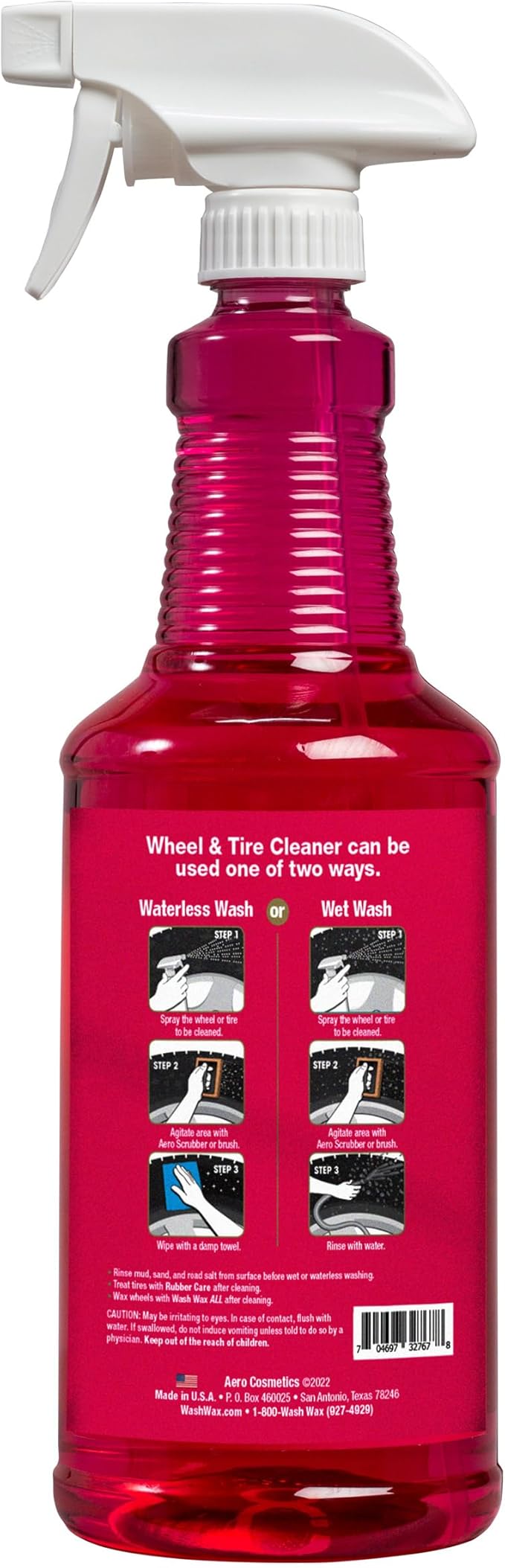 Tire Soap Degreaser, Rubber Care Tire Dressing 32oz and Microfiber Towels 4 Pack