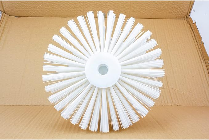 SPARTA Industrial Tank Brush Head Pipe Brush Head, Drain Brush with 3/4" Thread Hole (Handle Not Included) for Commercial Use, Plastic, 5.9 Inches, White