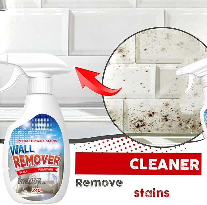Highly Effective Removal Spray,Fiell Wall Remover,Wall Stain Remover For Painted Walls,WallCleaning Spray,Multi-Surface Cleaning Solution,Dirt, Dust And Stain Remover (2pc)