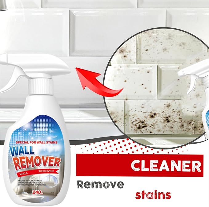Highly Effective Removal Spray,Fiell Wall Remover,Wall Stain Remover For Painted Walls,WallCleaning Spray,Multi-Surface Cleaning Solution,Dirt, Dust And Stain Remover (3pc)