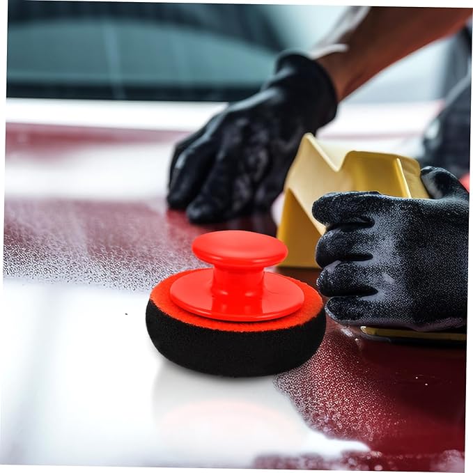 Mobestech Sponges Car Waxing Sponge Detail Polishing Pads for Car Wax Applicator