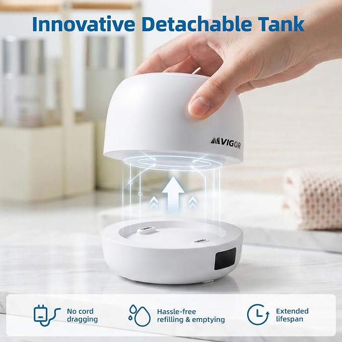 Dental Ultrasonic Retainer Cleaner Machine - 45kHz Separable Dental Cleaning Pod with Digital Timer & 200ML Tank - Professional Device for Dentures, Aligners, Mouth Guards, Braces, Jewelry