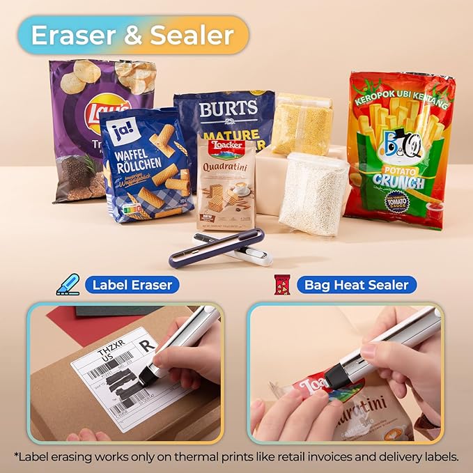 Thermal Eraser for Erasable Gel Ink Pen - Multipurpose Use as Thermal Print Eraser, Card Flattening Kit, Foil Quill, and Heat Press