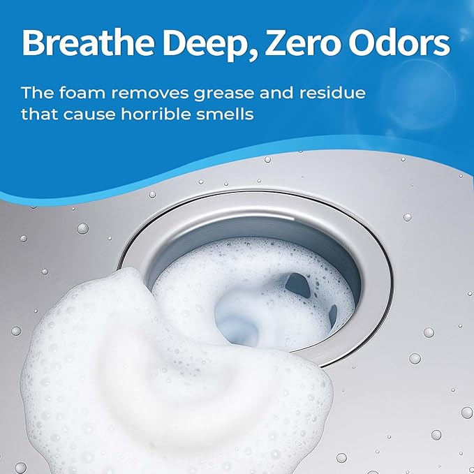 ORIENTLEAF Garbage Disposal Cleaner and Dishwasher Detergent Tablets